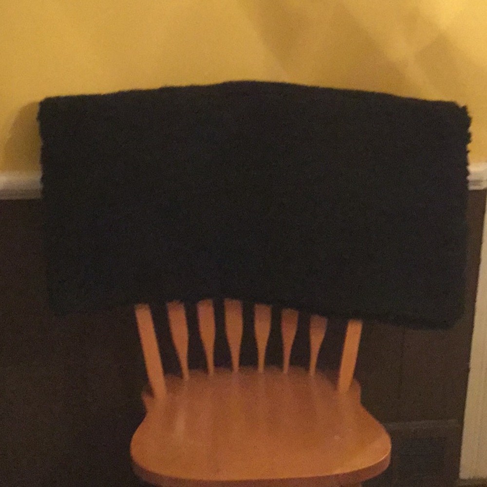 Black fleece saddlepad